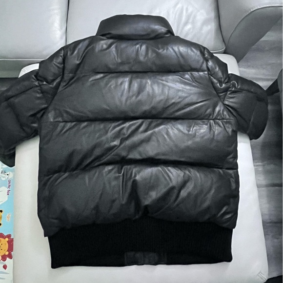 NWT - Michael Kors Women’s Genuine Leather Down Puffer Jacket - Size L - Picture 6 of 7